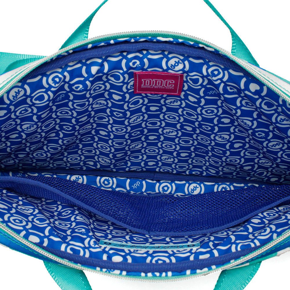 Blue White and Green