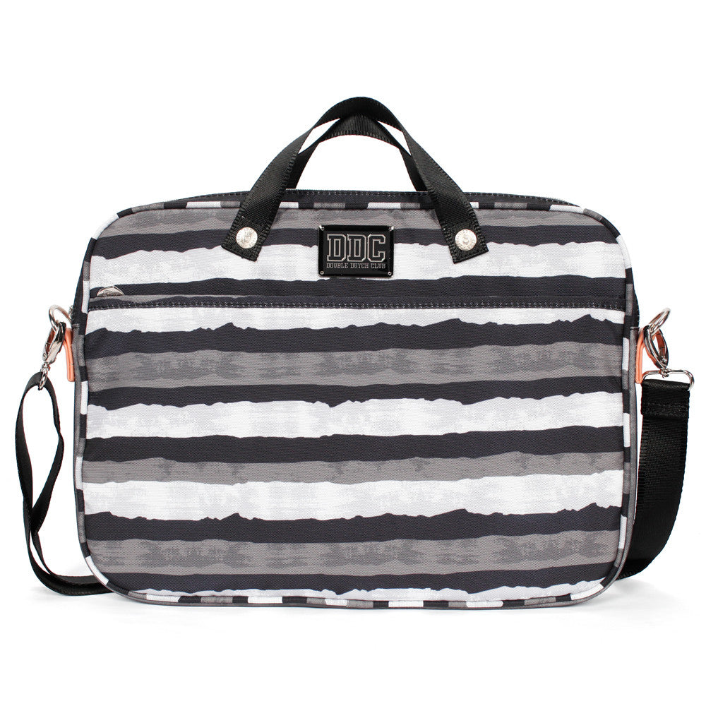 Seaside Horizon Laptop bag Black Gray and White
