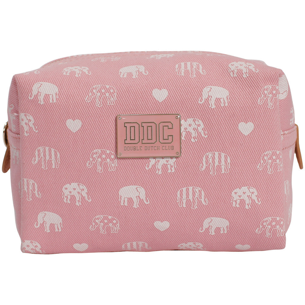 Toiletry Kits Pink and white Large