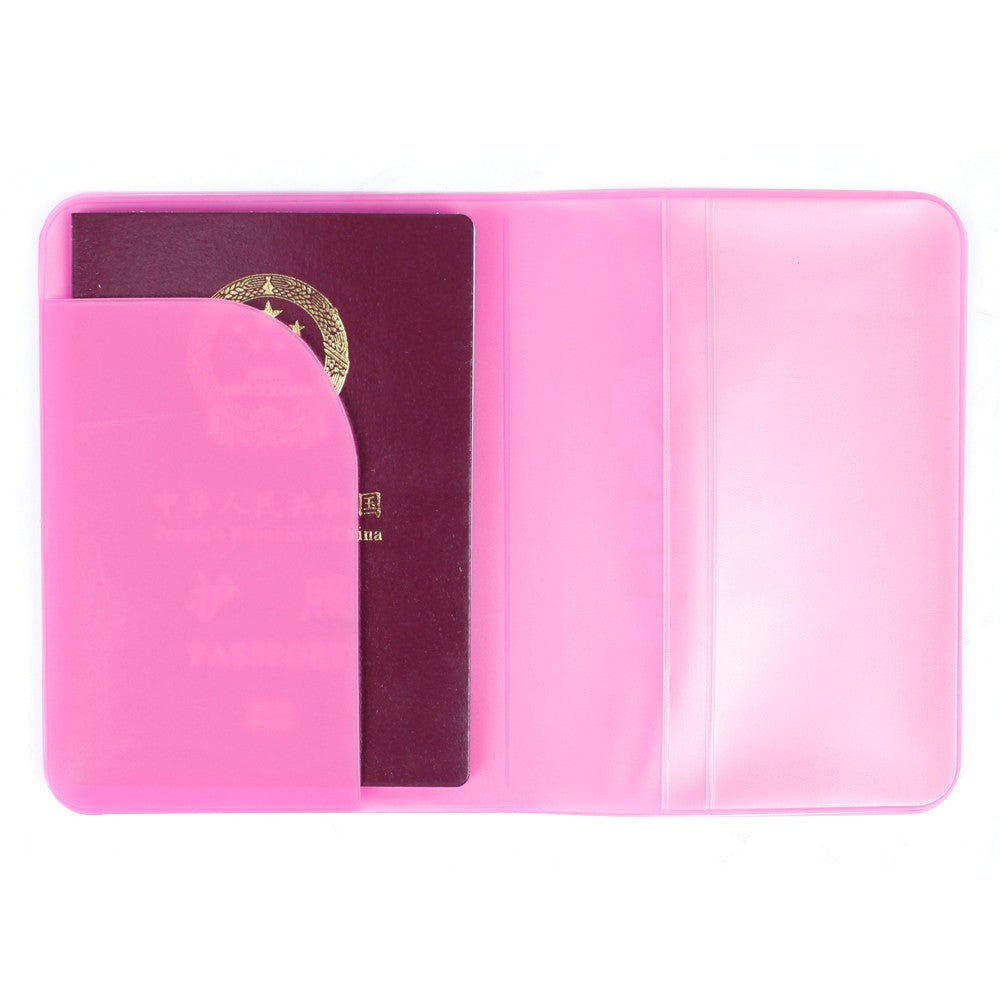Passport Protector Pink and white
