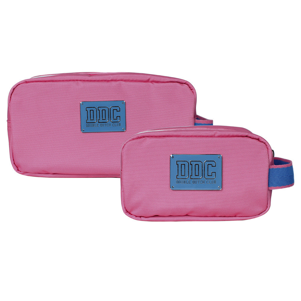 Two In One Toiletry Kits Pink and Blue