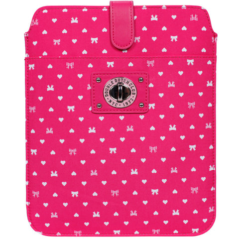 Luggage Tags Pink and white