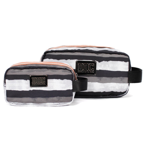 Toiletry Kits Pink and white Large
