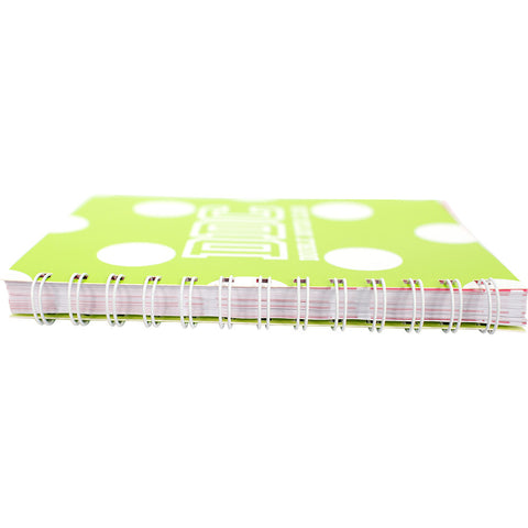 Notebooks Lime Green and white