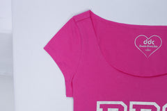 Short Sleeve T-Shirt - Fuchsia Medium